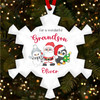 Wonderful Grandson Santa Characters Custom Christmas Tree Ornament Decoration