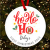 Ho Ho Ho Dogs First Puppy Style 19 Custom Christmas Tree Ornament Decoration