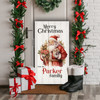 Santa Claus Personalised Tall Decoration Family Christmas Indoor Outdoor Sign