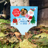 Stop Here Santa Sign Photo Personalised Decoration Christmas Outdoor Garden Sign