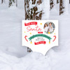 Stop Here Santa Photo Personalised Decoration Christmas Outdoor Garden Sign