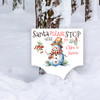 Snowman Santa Stop Here Personalised Decoration Christmas Outdoor Garden Sign