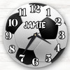 Soccer Football Boys Room Custom Gift Personalised Clock Soccer Football Boys Room Custom Gift Personalised Clock