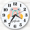 Rainbow Fish Girls Room Custom Gift Personalised Clock