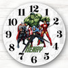 Marvel Character Superhero Comic Heroes Personalised Gift Personalised Clock