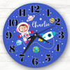 Astronaut Planets Space Rocket Photo Personalised Gift Personalised Clock