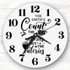 Count The Memories Kitchen Quote Personalised Gift Personalised Clock