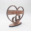 Engraved Wood New Baby Mother With Child In Heart Keepsake Personalised Gift Engraved Wood New Baby Mother With Child In Heart Keepsake Personalised Gift