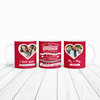 Gift For Husband Red Photo Hearts Tea Coffee Personalised Mug