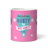 The Best Ever Aunty Gift Photo Pink Tea Coffee Personalised Mug