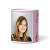 18 & Fabulous 18th Birthday Gift For Her Pink Photo Tea Coffee Personalised Mug