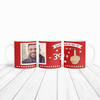 Funny 40th Birthday Gift Middle Finger 39+1 Joke Red Photo Personalised Mug