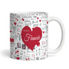 I Love You Multiple Languages Romantic Gift For Fiancée Personalised Mug