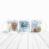 60th Birthday Gift Fishing Present For Angler For Him Photo Personalised Mug