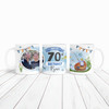 70th Birthday Gift Fishing Present For Angler For Him Photo Personalised Mug