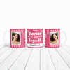 Gift For Doctor Dr Legend Photo Pink Tea Coffee Cup Personalised Mug
