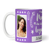 Gift For Nurse Legend Photo Purple Tea Coffee Cup Personalised Mug