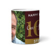 100th Birthday Gift Deep Red Gold Photo Tea Coffee Cup Personalised Mug