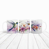 Stunning Floral Hummingbirds Name Tea Coffee Cup Custom Gift Personalised Mug