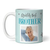 Worlds Best Brother Gift For Brother Photo Tea Coffee Cup Personalised Mug