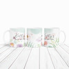 Watercolour Floral Cup Of Tea Tea Coffee Cup Custom Gift Personalised Mug