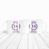 Present For Teenage Girl 16th Birthday Gift 16 Awesome Purple Personalised Mug