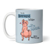 Sexy Gift For Boyfriend You Make Me Squeal Pig Valentine's Day Personalised Mug