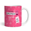 Photo Gift For Girlfriend Pink Love Mail Valentine's Day Gift Personalised Mug