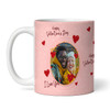 Gift For Girlfriend Love Hearts Photo Valentine's Day Gift Personalised Mug