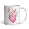 Cute Bunny Rabbit Romantic Gift Valentine's Day Gift Personalised Mug Cute Bunny Rabbit Romantic Gift Valentine's Day Gift Personalised Mug