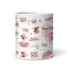 Romantic Gift For Her Floral Reasons Why I Love You Personalised Mug