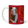 Valentine's Gift Heart Rose I Love You Photo Personalised Mug