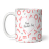 Love Pink Word Romantic Valentine's Gift Personalised Mug