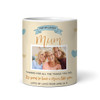 Mum Birthday Gift Mother's Day Flower Photo Flower Yellow Personalised Mug