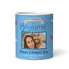 Boyfriend Blue Heart Photo Valentine's Day Gift Personalised Mug Boyfriend Blue Heart Photo Valentine's Day Gift Personalised Mug