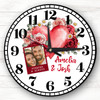 Love Photo Forever & Always Valentine's Day Gift Anniversary Personalised Clock