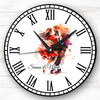 Dancing Couple Cute Anniversary Birthday Valentine's Gift Personalised Clock