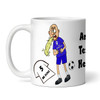 Wimbledon Vomiting On Mk Dons Funny Football Gift Team Rivalry Personalised Mug