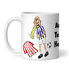 Wednesday Vomiting On United Funny Football Gift Team Rivalry Personalised Mug