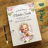 Pink Angel Baby Childrens Sympathy Loving Memory Funeral Condolence Guest Book