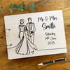 Mr & Mrs Wedding Day Couple Line Art Message Notes Keepsake Wedding Guest Book Mr & Mrs Wedding Day Couple Line Art Message Notes Keepsake Wedding Guest Book