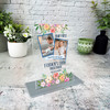 Fathers Day Gift Floral Our First Father's Day Photo Personalised Acrylic Plaque