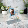 Fathers Day Gift Floral Daddy You Are My Hero Photo Personalised Acrylic Plaque