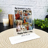 Grandfather Fathers Day Gift Grandad My Hero Photo Personalised Acrylic Plaque
