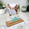Best Step Dad Happy Father's Day Gift Star Photo Personalised Acrylic Plaque