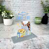 Step Dad Happy Father's Day Gift Trophy Photo Personalised Acrylic Plaque