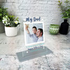 My Dad Best Dad Blue Father's Day Gift Photo Personalised Acrylic Plaque