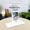 Our First Father's Day Gift Photo Personalised Acrylic Plaque