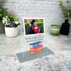 Graduation Gift Books Hat Photo Personalised Acrylic Plaque