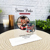 Graduation Gift Hat Round Photo Personalised Acrylic Plaque